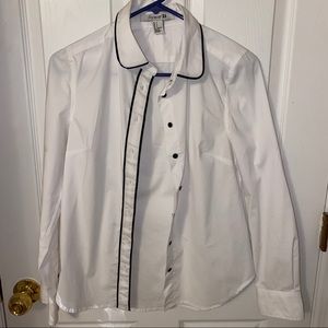 Black & White Button Down (S)